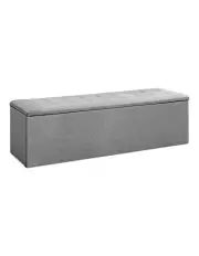 [Artiss] Storage Ottoman in Grey