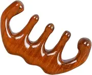 PERSELOSO Sandalwood Comb Exquisite Wide Tooth Detangler for Scalp Massage Portable Hair Care Tool for Home Travel Smooth Texture Comfortable Grip present for Women