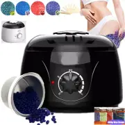 Waxing Kit Wax Heater Warmer Pot Machine Depilatory Wax Beans Body Hair Removal
