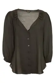 Olivia Ruffle Blouse--BLU-125BW3149