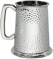 Wenworth Pewter Hammered 1 Pint Pewter Tankard