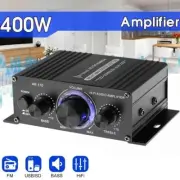 AK170 2Channel bluetooth Mini HIFI Power Amplifier Audio Stereo Amp Home Car FM