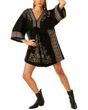 Hale Bob Camryn Linen-Blend Dress