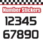 3x Custom Single Number Sticker Individual 3 digit Door Mailbox Prototype