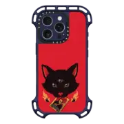 iPhone 16 Pro Ultra Bounce Case MagSafe Compatible Cat Tarot Death