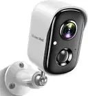 Wireless Cameras Home/Outdoor Security, Battery Powered 1080P HD Wifi Security C