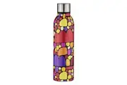 Ashdene Puli Puli Graphite Stainless Steel 500ml Double Walled Bottle Reusable