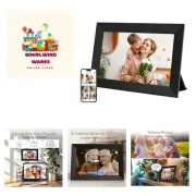 10.1" Digital Picture Frame, HD Touch Screen Digital Photo Frame with Unlimit...