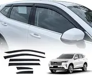 OAD4X4 Weathershields Compatible with Haval H6 B01 Series 2021-Onwards, Weather Shields Window Visors Wind Deflectors Sun Rain Guard 6PCS Set