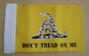 Motorcycle Flag Gadsden/Dont Tread on Me Handmade in USA 6x10 inch Goldwing