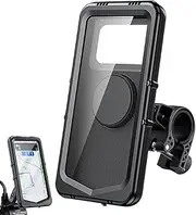Motorcycle Phone Mount, IP65 Waterproof Phone Holder, 360 Degree Rotation Phone Mount, Navigation Phone Holder, Waterproof Motorcycle Phone Holder, Phone Holder for Motorbikes, Shockproof