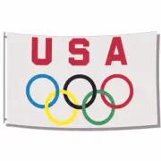 USA United States Olympics Flag Banner 3x5FT US Sports Man Cave Garage Bar FL22