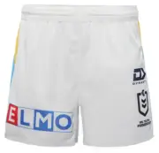 Gold Coast Titans Players Home Shorts XS - 7XL White NRL Dynasty In Stock!! 22