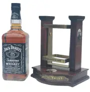 Jack Daniel's 2008 Pub Art 1.75 Litre Cradle Complete With *****CORRECT Bottle!