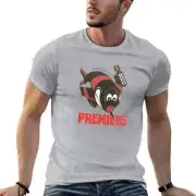Essendon Bombers 2000 AFL Premiers T-Shirt Grey Medium
