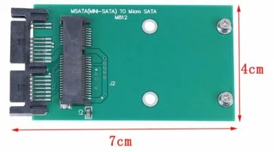 Mini PCI-e mSATA SSD to 1.8" Micro SATA 7+9 16pin Adapter Converter Card