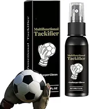 Buhyujkm Football Glove Grip Spray, Enhanced Tackiness, Quick-Drying Formula, Long-Lasting Effect, (30ml, 2.8x10.7cm), Ideal for Goalkeepers in All Weather Conditions
