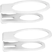 1 Set Audio Wall Mount Wall Audio Holder Wall-Mounted Audio Bracket Wall Speaker Organizer Multi-Functional Audio Rack Wall Mount Speaker Bracket Wall-Mounted Audio Shelf White