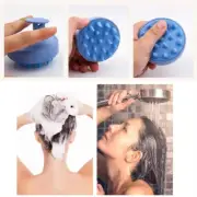 Silicone Scalp Shampoo Brush Scrubber – Soft Hair Massage Comb for Exfoliating