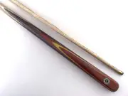 2pc Desert Cue with ebony butt, darker jarrah splice, 1 splice