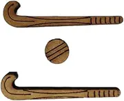 FIRMUS Laddu Gopal Ji Toys Wooden Hockey Sports Set for Krishna Idol (Laddu Gopal Toys) Fancy, Wood, Standard