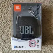 JBL Clip 4 Black Portable Bluetooth Speaker New