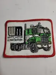WHITE MOTOR CORPORATION WM SEMI TRAILER TRACTOR BIG RIG EMBROIDERED TRUCK PATCH