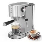 Espresso Machine 20 Bar, Coffee Maker Machine with Milk Frother Wand and Compact