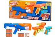 NERF N-Series Ultimate Gear Pack 3 Blasters with Scope & Stock Ages 8+ New Toy