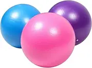 GALPADA Mini Pilates Balls for Pregnant Women 3 Pack Yoga Fitness Ball Massage Function