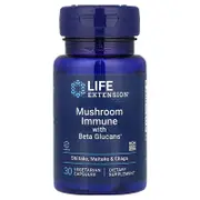 Life Extension, Mushroom Immune with Beta Glucans, 30 Vegetarian Capsules