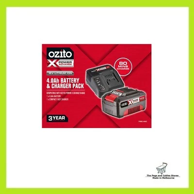 Ozito PXC 18V 4.0Ah Battery And Charger Pack BRAND NEW ***GENUINE***