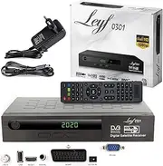 hd-line Leyf Satellite Receiver PVR Recording Function Digital Satellite Receiver (HDTV, DVB-S/DVB-S2, HDMI, SCART, 2X USB, Full HD 1080p) [Pre-Programmed for Astra Hotbird and Türksat] + HDMI Cable