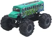 Generic School Bus Toy Lightweight Pull Back Vehicle, Diecast Truck for Boys and Girls, Green