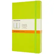 Moleskine Classic Hardcover Large 240pg Notebook Lemon Green