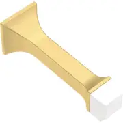 Classic Edge (5-Pack) Door Stop 3' Modern Gold Stoppers, Baseboard, Solid Rig...