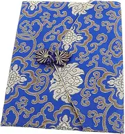 GRADENEVE Traditional Brocade Pouch for Scriptures Jewelry Essentials Soft Zipper Storage Bag for Zen Books Unique Vintage Design Versatile Multi Purpose Container