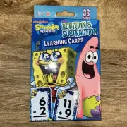 SpongeBob SquarePants Learning Card Set. Addition And Subtraction New