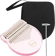 Hoement 1 Set Tone Acrylic Cat Shape Thumb Piano Kalimba for Beginners Portable Music Instrument present for Adults Easy to Play with Fine Workmanship