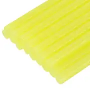 Mini Hot Glue Gun Sticks 4" x 0.27" for Glue Guns Glitter Yellow 16pcs