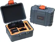 Mini Hard Case for OSMO Action 5 Pro/4/3, Large Capacity, Waterproof, Shock-Proof Portable Precise Molding Inner-Tray Carrying Case for OSMO Action 5 Pro/4/3