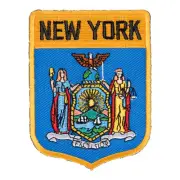 New York State Flag Shield Patch, United States of America Patches