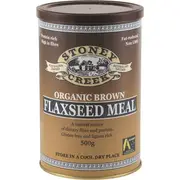 Stoney Creek Organic Flaxseed Meal Brown 500g