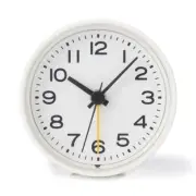 MUJI MJ-AC2 Analog Alarm Clock White Width 3.0 x Depth 1.4 x Height 3.1 New