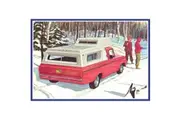 Amt 1/25 1963 Ford F-100 Camper Pickup Plastic Model Kit