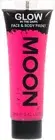 Moon Glow Glow in the Dark Face Body Paint - 12ml Pink Phosphorescent - Charg