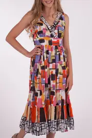 Alameda Spanish Cross Front Dress--ORI-61024