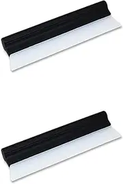 2 Pack Water Blade Professional Automotive Wiper Blade Squeegee Silicone Water Blade Auto Water Blade Water Wiper, Super Flexible Silicone Water Blade Squeegee (Black, One Size)