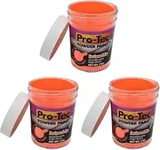 WELCH PRODUCTS Pro Tec Powder Paint Bundle, Flame Red - 3-Pack, Powder Lure Paint for Jig Heads, Fishing Lure Paint and Dye, 2 Oz