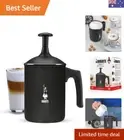 Tutto Crema Milk Frother, Black, 330ml, 3 Cups